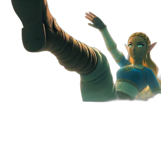staff, concept art, 3d render, comic book art transparent PNG cut-out