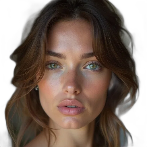 face, hair, crown, jewelry transparent PNG cut-out