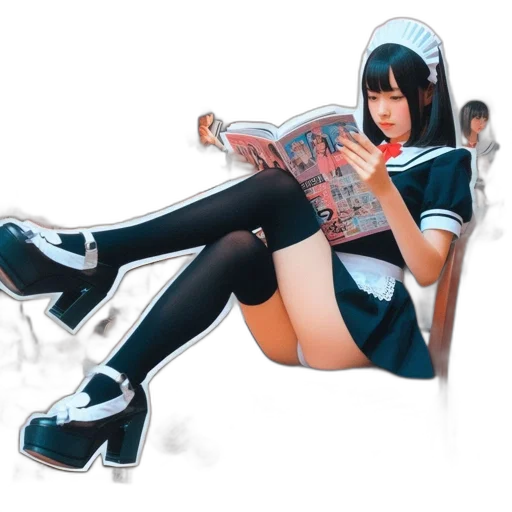 robot, weapon, jacket, shoes transparent PNG cut-out