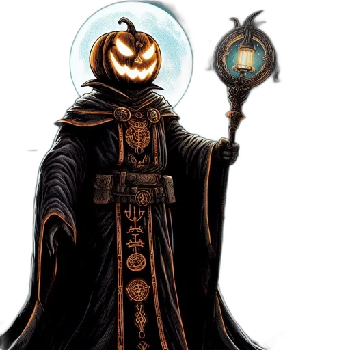 staff, mask, concept art, fantasy art transparent PNG cut-out