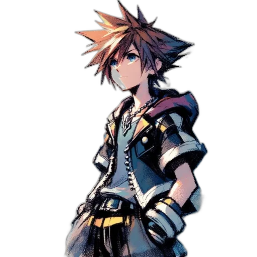 jacket, staff, weapon, sword transparent PNG cut-out