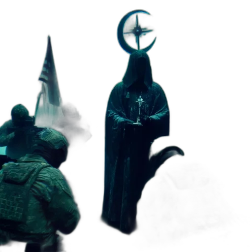 sword, staff, weapon, creature transparent PNG cut-out