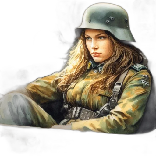 jacket, hat, weapon, face transparent PNG cut-out
