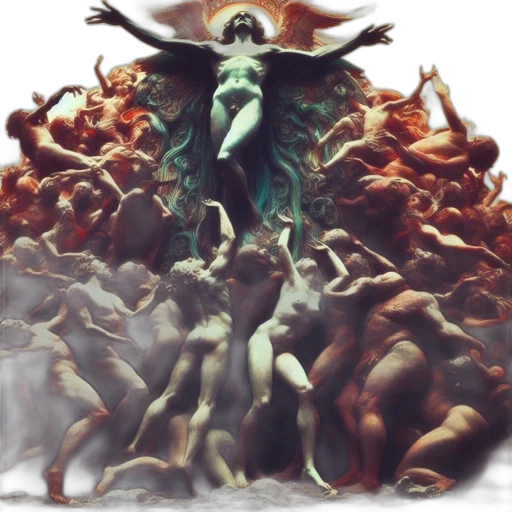 concept art, fantasy art, 3d render, pixel art transparent PNG cut-out