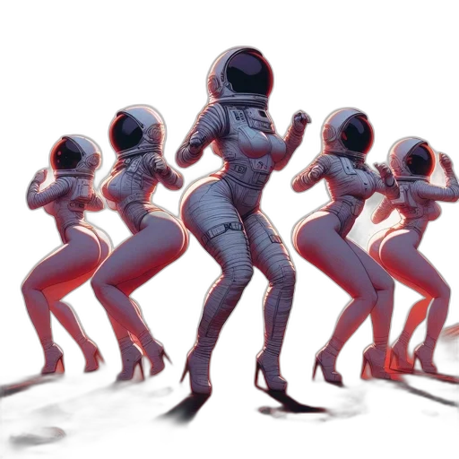 robot, concept art, comic book art, 3d render transparent PNG cut-out