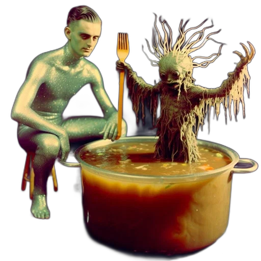 creature, food, concept art, fantasy art transparent PNG cut-out