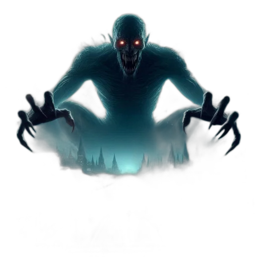 creature, robot, mask, staff transparent PNG cut-out