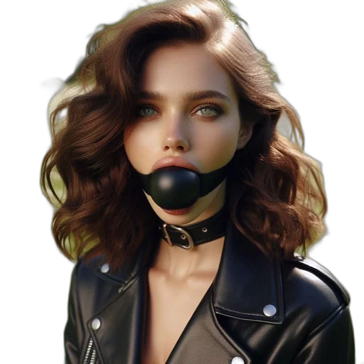 mask, face, jacket, hair transparent PNG cut-out