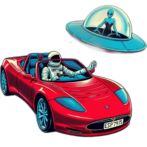 car, hat, concept art, 3d render transparent PNG cut-out