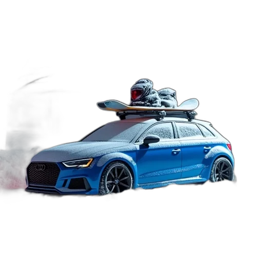 car, robot, 3d render, concept art transparent PNG cut-out
