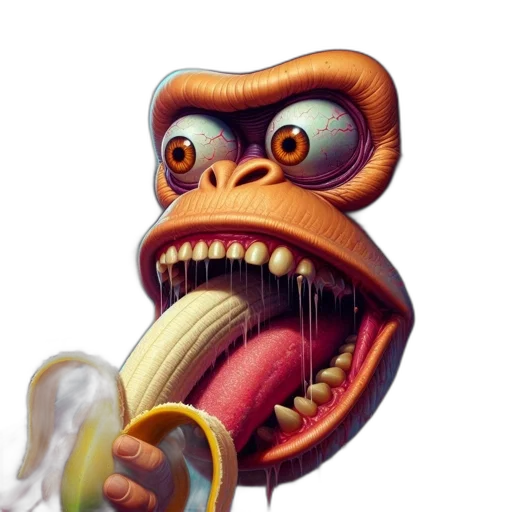 creature, food, face, animal transparent PNG cut-out