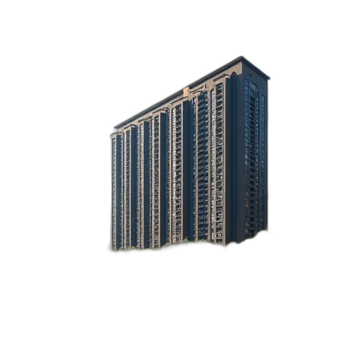 building, furniture, 3d render, photorealistic transparent PNG cut-out