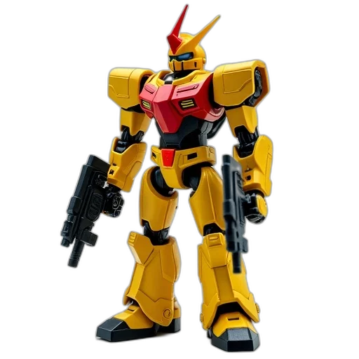 robot, weapon, 3d render, concept art transparent PNG cut-out