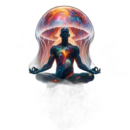 concept art, fantasy art, outer space, astral transparent PNG cut-out