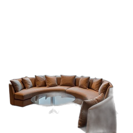 furniture, crown, hair, 3d render transparent PNG cut-out