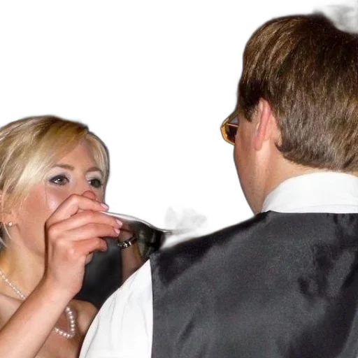 bottle, staff, bride, feeds transparent PNG cut-out