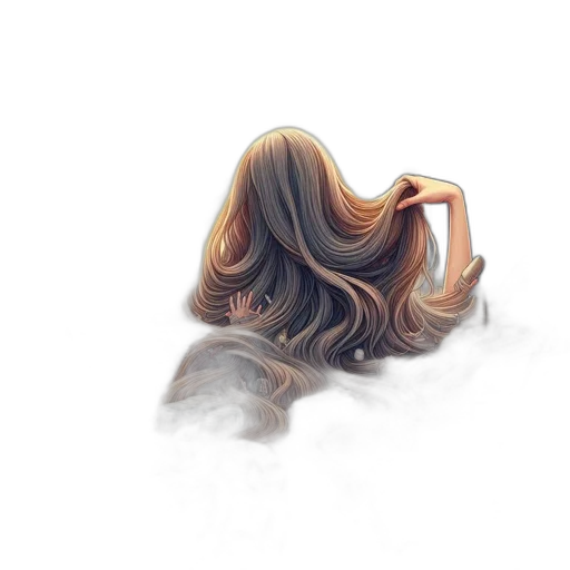 hair, crown, face, mask transparent PNG cut-out