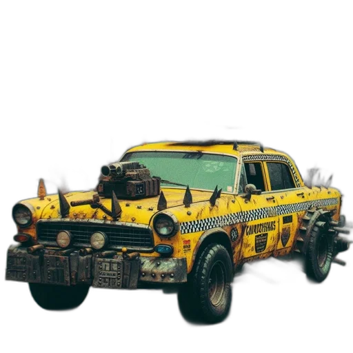 car, weapon, animal, concept art transparent PNG cut-out