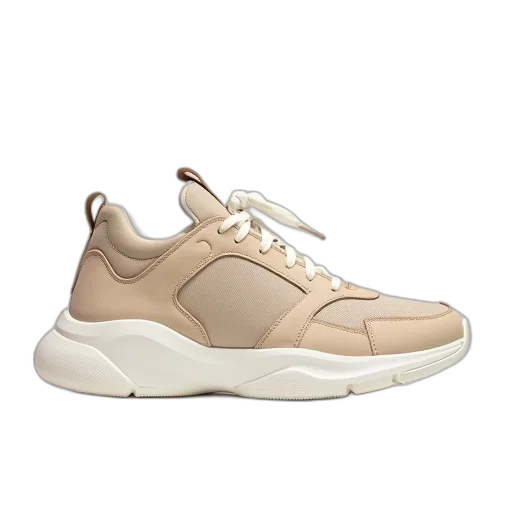 shoes, earth tones, large, beige transparent PNG cut-out
