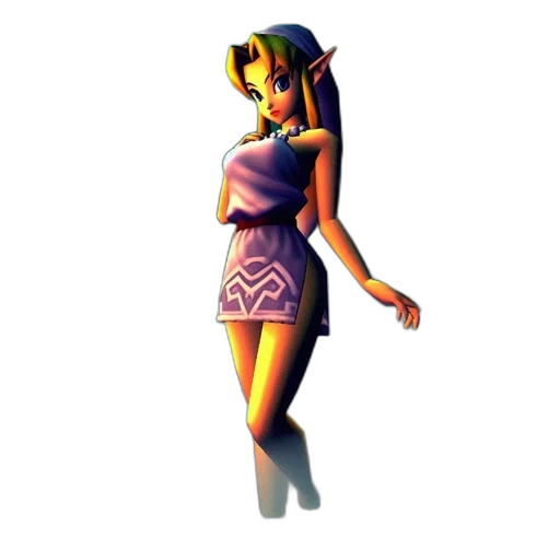 dress, staff, weapon, 3d render transparent PNG cut-out
