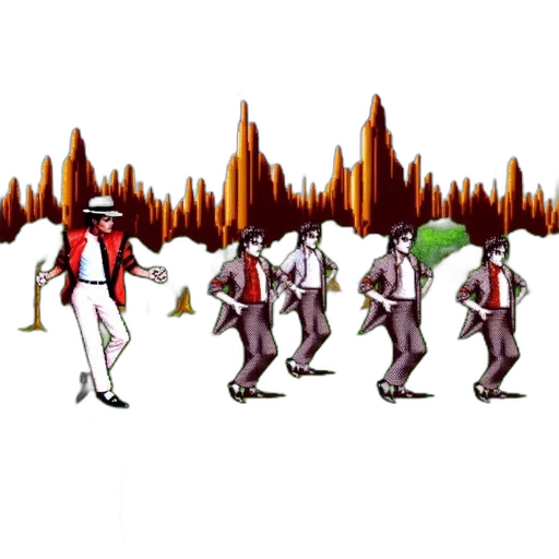 concept art, pixel art, cartoon, city street transparent PNG cut-out