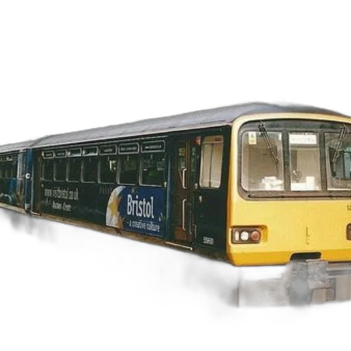yellow, train, blue, advertisement transparent PNG cut-out