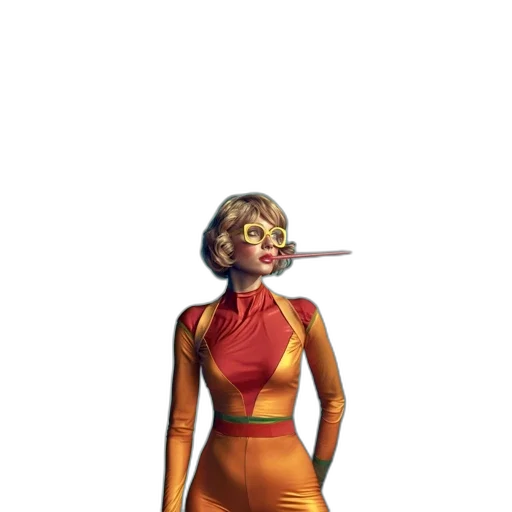 staff, jacket, dress, mask transparent PNG cut-out