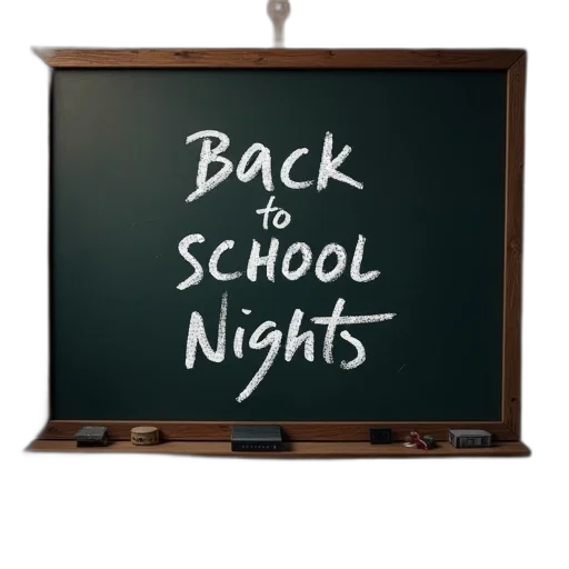 blackboard, white, text, says transparent PNG cut-out