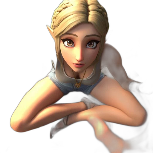 face, staff, dress, jewelry transparent PNG cut-out