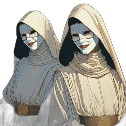 mask, staff, face, concept art transparent PNG cut-out