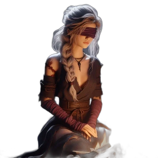 mask, staff, jewelry, jacket transparent PNG cut-out