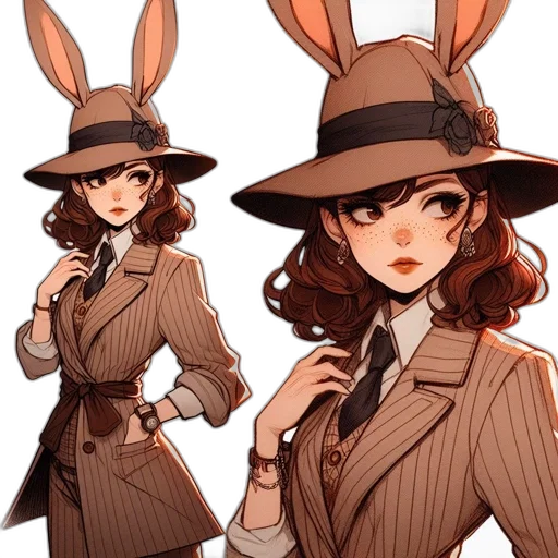 hat, jacket, staff, concept art transparent PNG cut-out