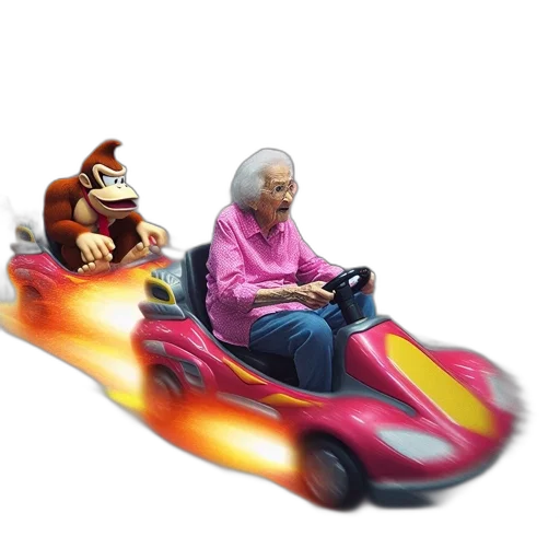 car, animal, 3d render, concept art transparent PNG cut-out