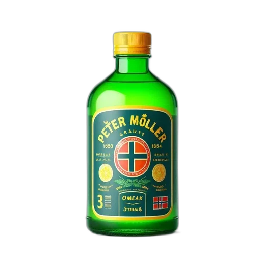 bottle, 3d render, photorealistic, image transparent PNG cut-out