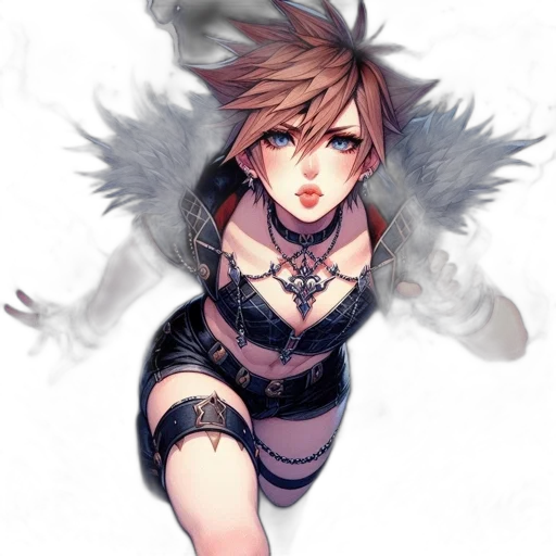 dress, weapon, fantasy art, concept art transparent PNG cut-out