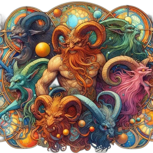 dragon, mask, creature, hair transparent PNG cut-out