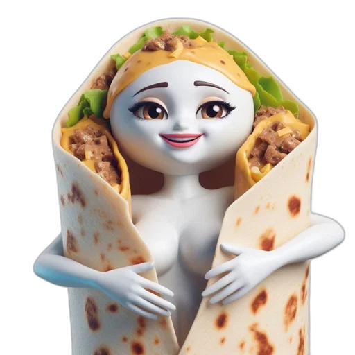 food, dress, robot, face transparent PNG cut-out