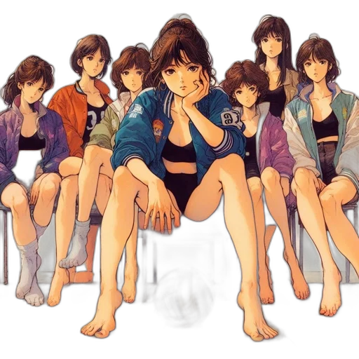 jacket, concept art, pixel art, anime transparent PNG cut-out