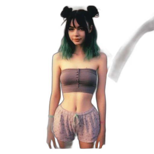 dress, creature, concept art, 3d render transparent PNG cut-out