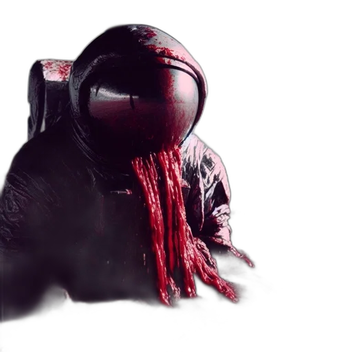 mask, creature, jacket, concept art transparent PNG cut-out