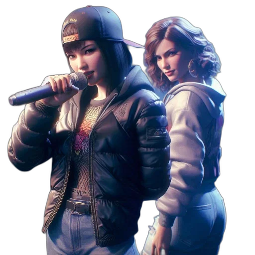 jacket, concept art, cyberpunk, pixel art transparent PNG cut-out