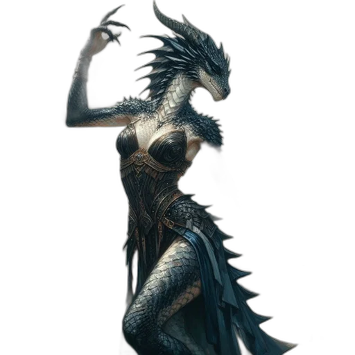 dragon, creature, dress, animal transparent PNG cut-out