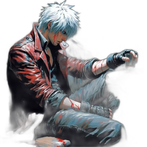 jacket, weapon, creature, concept art transparent PNG cut-out