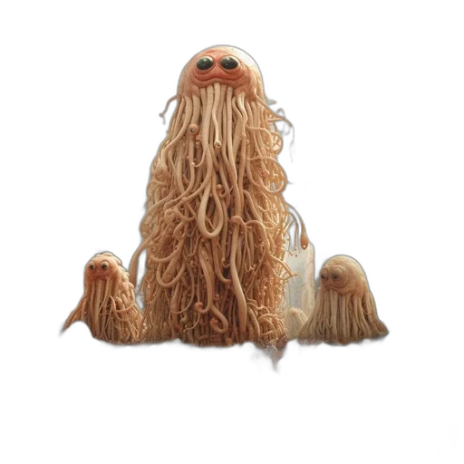 hair, creature, animal, dress transparent PNG cut-out