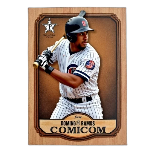 baseball, card, featuring, player transparent PNG cut-out