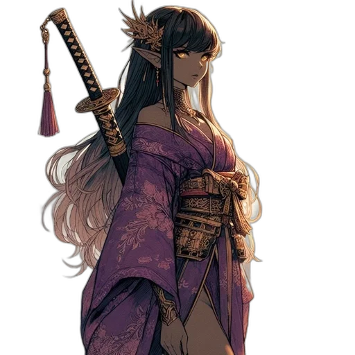 staff, sword, weapon, dress transparent PNG cut-out