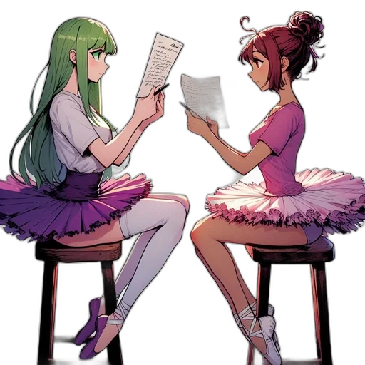 dress, furniture, anime, concept art transparent PNG cut-out
