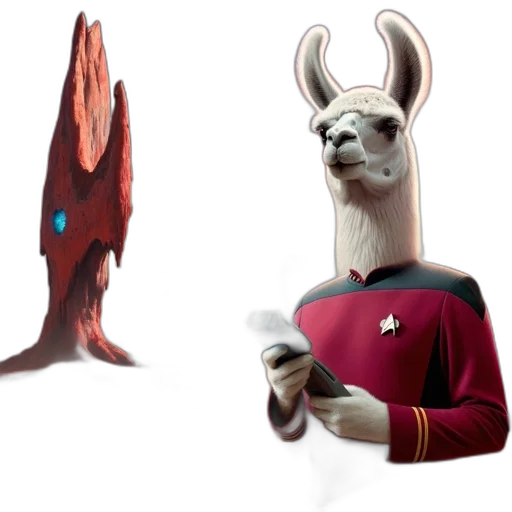 creature, animal, mask, staff transparent PNG cut-out