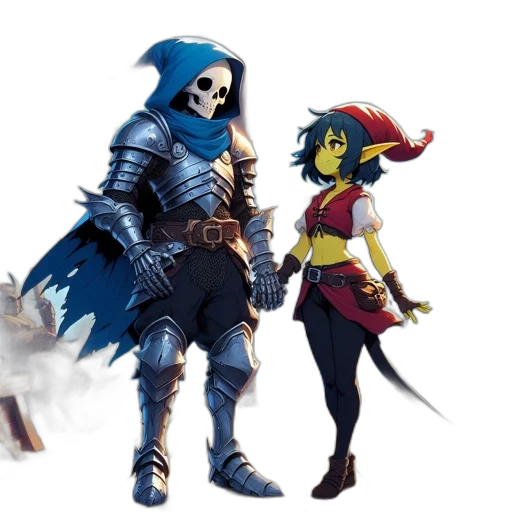 concept art, fantasy art, comic book art, pixel art transparent PNG cut-out