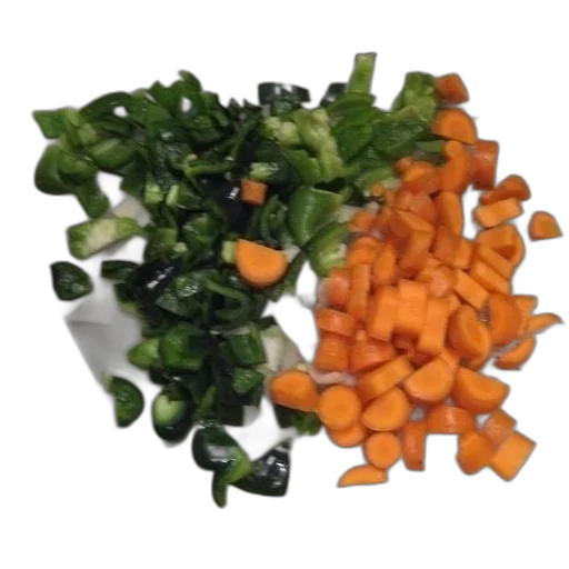 food, crown, 3d render, green transparent PNG cut-out